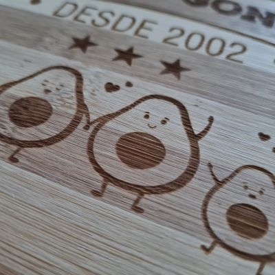 Tabla de cocina personalizada