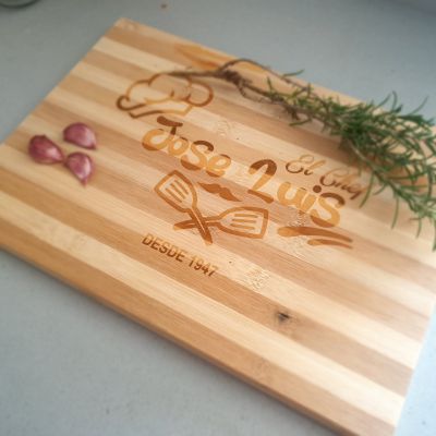 Tabla de cocina personalizada